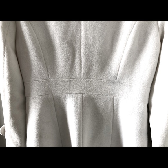 Angora wool ivory coat M - Picture 10 of 12